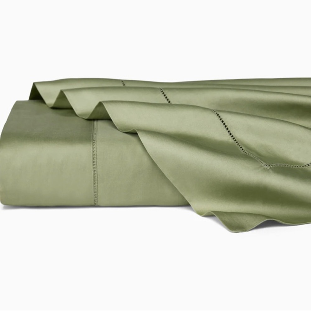 Sferra 3200 FQFL Fiona Full Queen Flat Sheet Willow